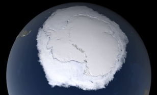 Satellietopname Antarctica