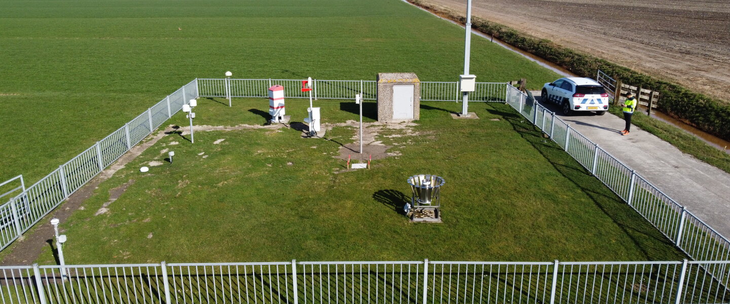 Foto van KNMI-weerstation Stavoren