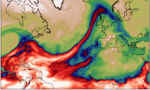 An atmospheric river